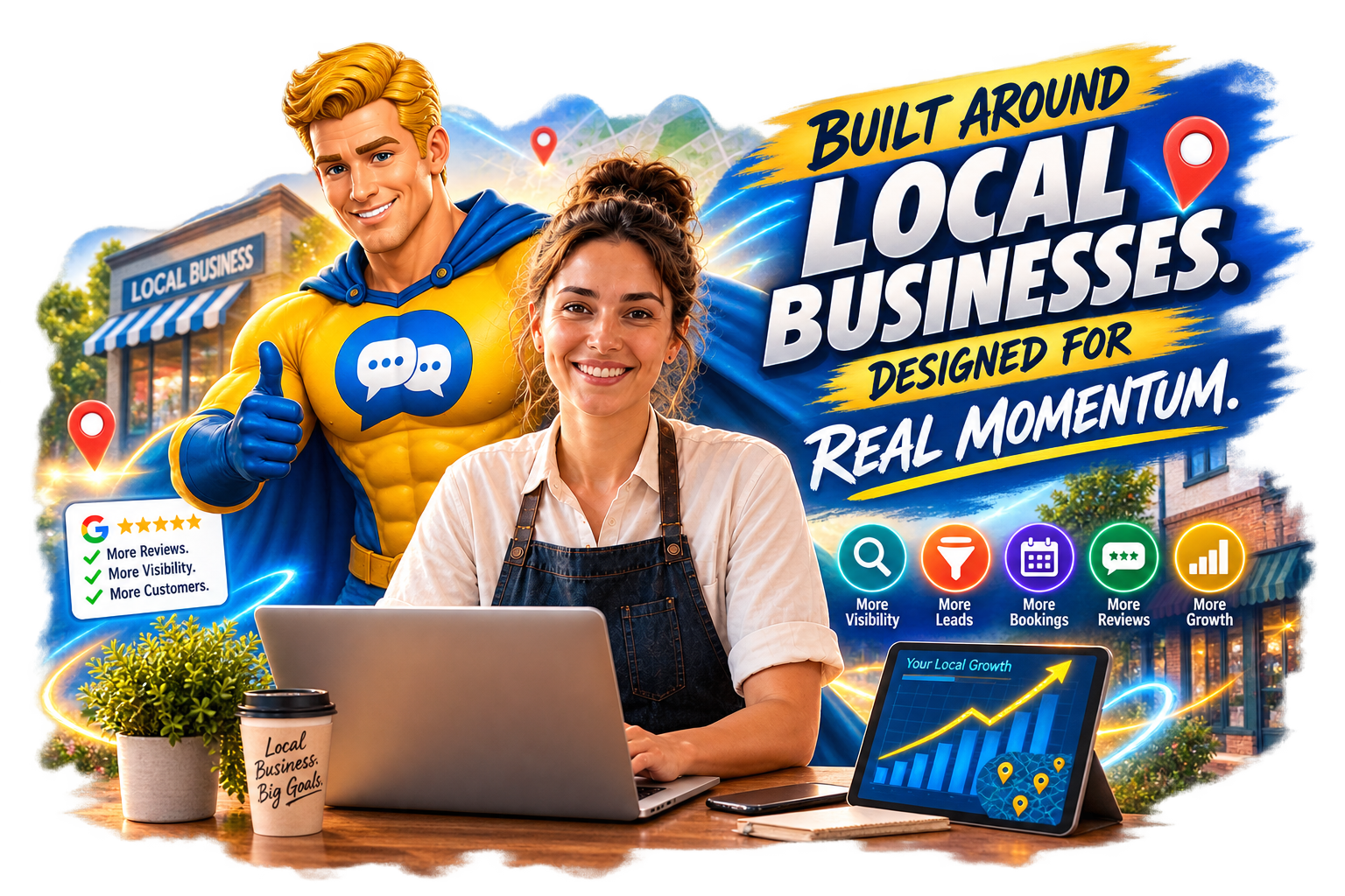 Made for local businesses